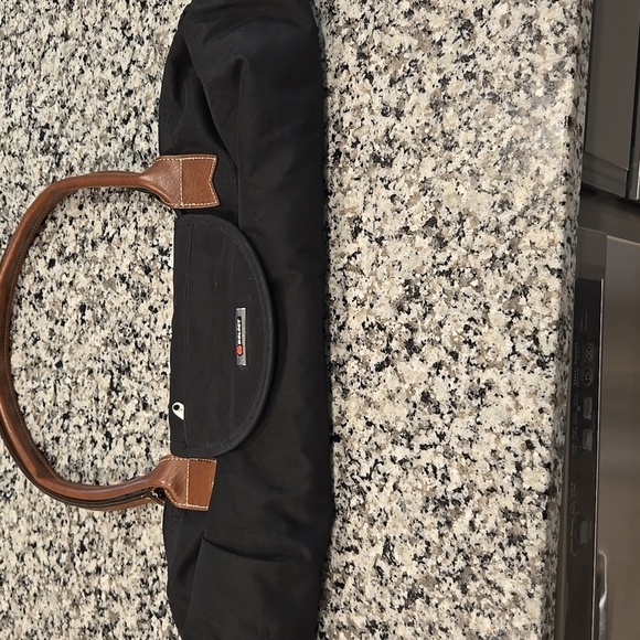 DELSEY ON THE GO SHOULDER BAG. FOLDABLE. BLACK. - Picture 8 of 12